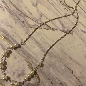 Pearl chain necklace